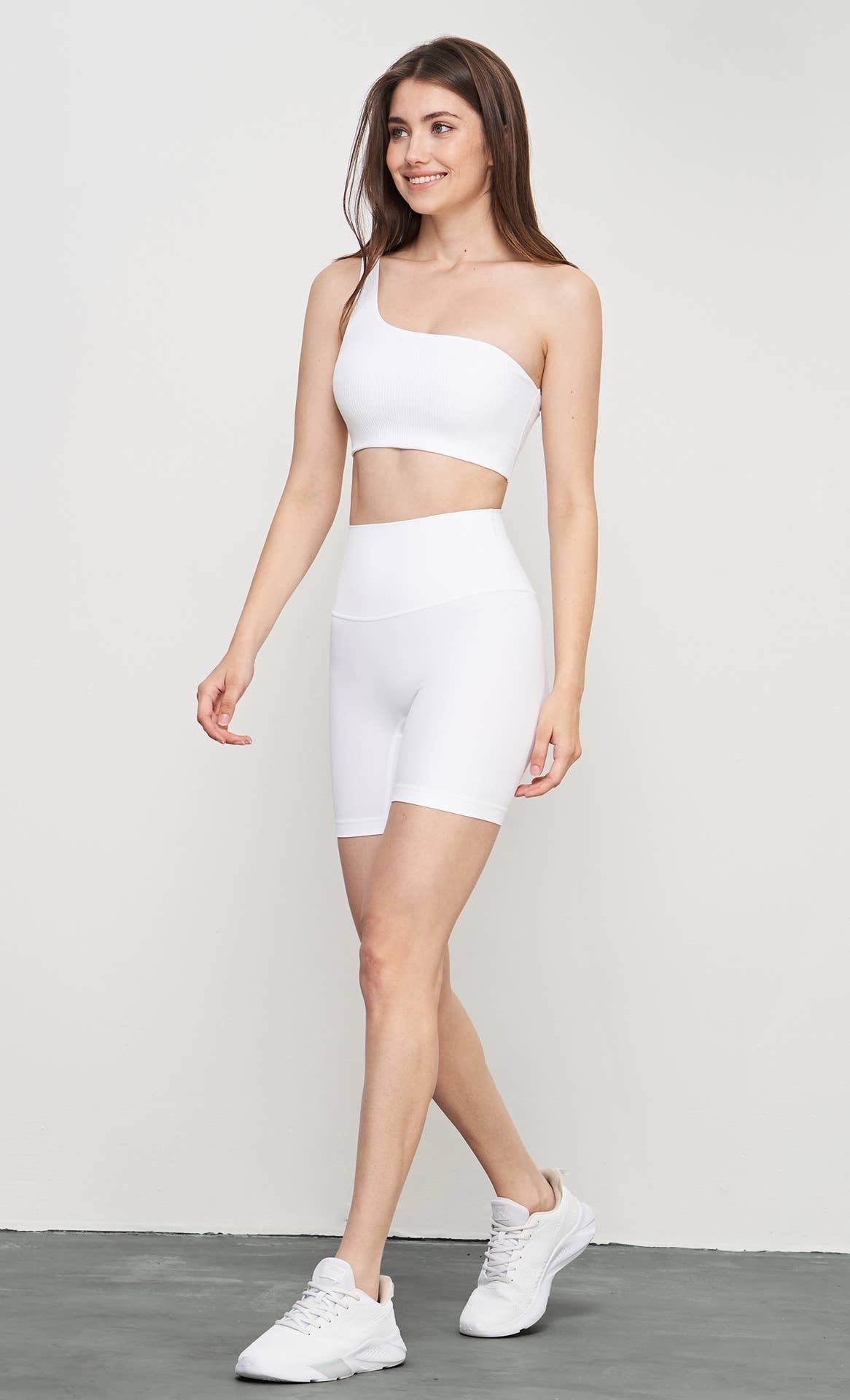 Luna High Waist Mid-Thigh Biker Short