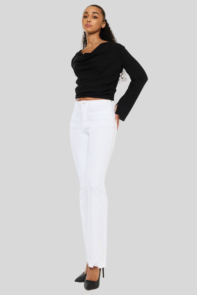 HIGH RISE BOOTCUT JEANS