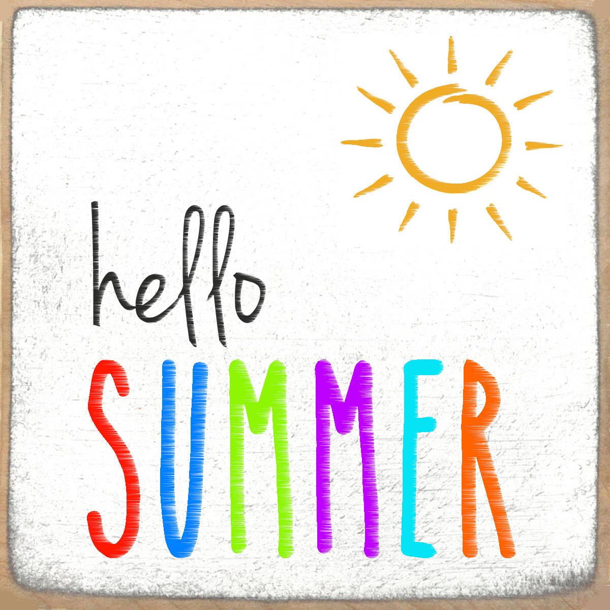 4X4-252 Hello Summer