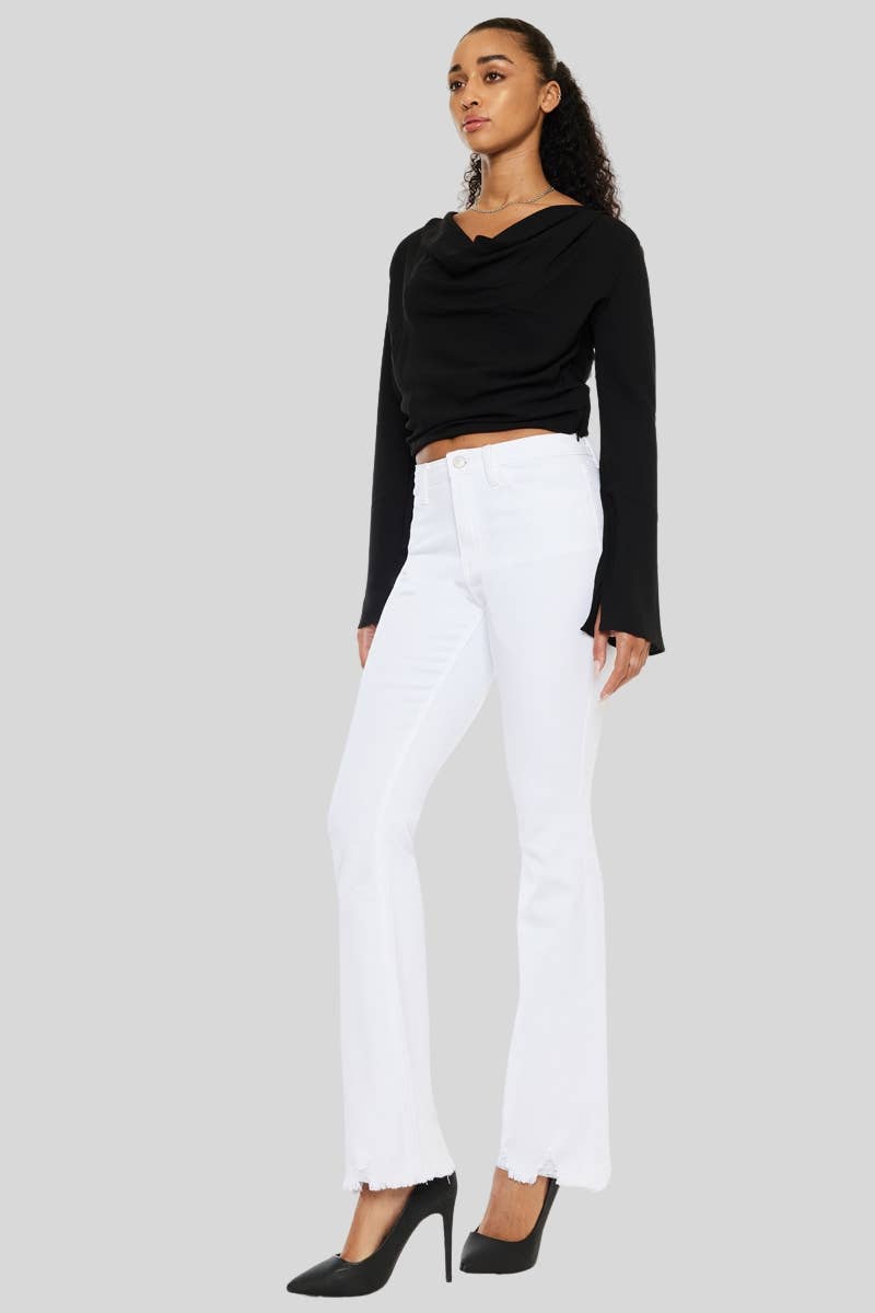 HIGH RISE BOOTCUT JEANS