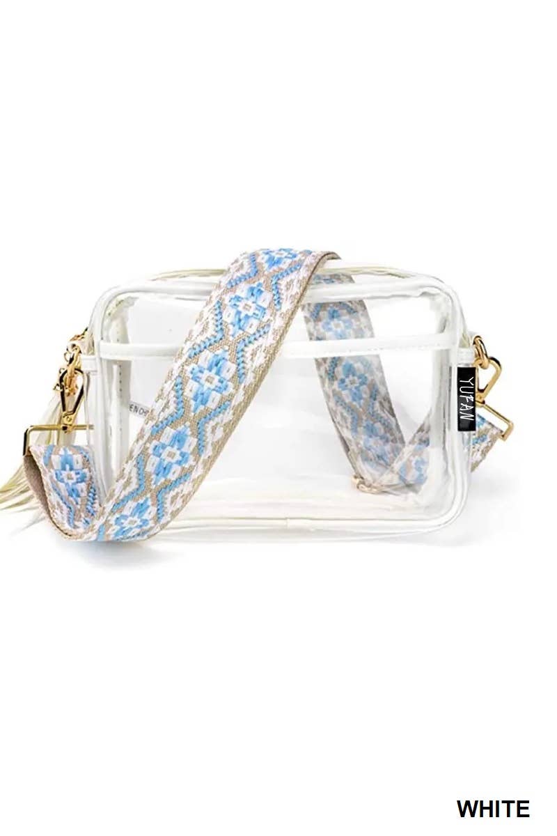 .....SI-25543 Clear Stadium Approved Crossbody Bag