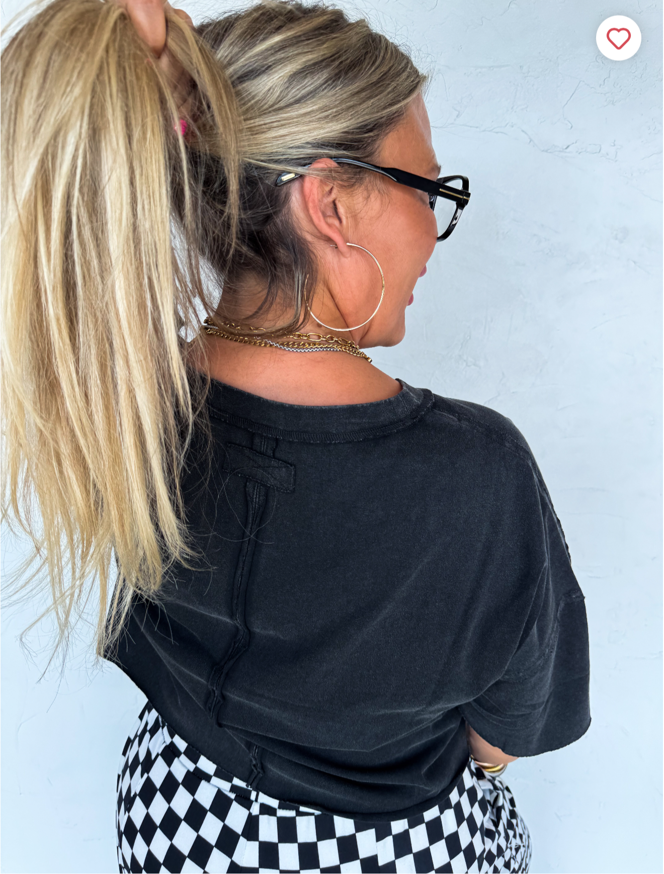 Regan Raw Hem Tee