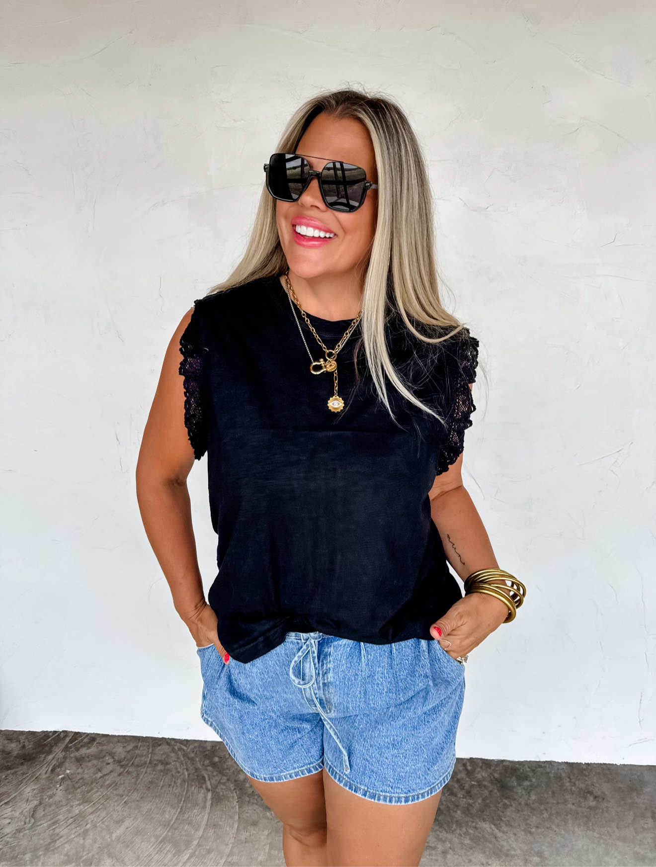Sweet Lace Days Tee