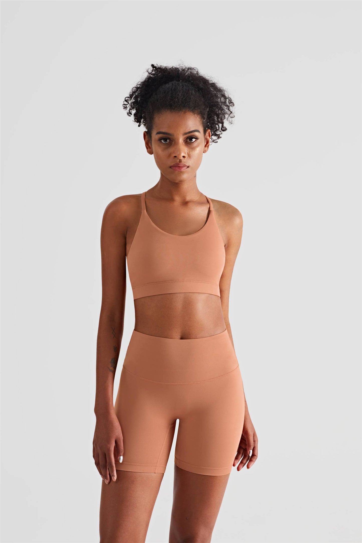 Luna High Waist Mid-Thigh Biker Short