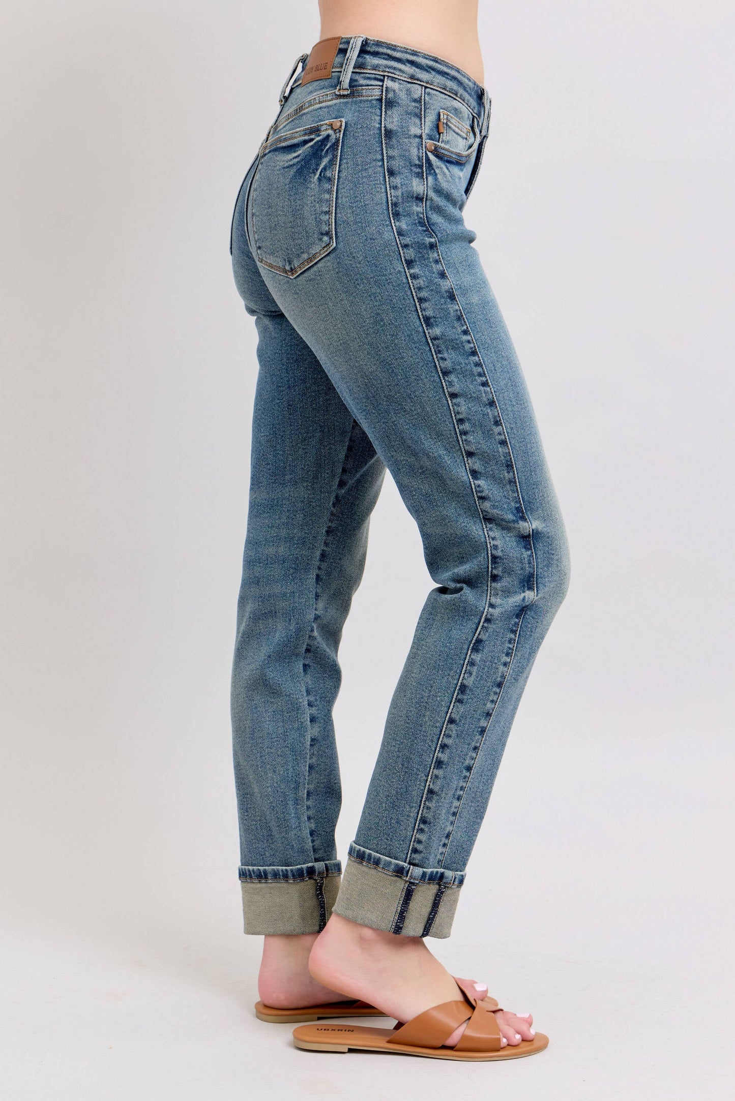 Vintage Wash SS Panel & Double Roll Cuff BF