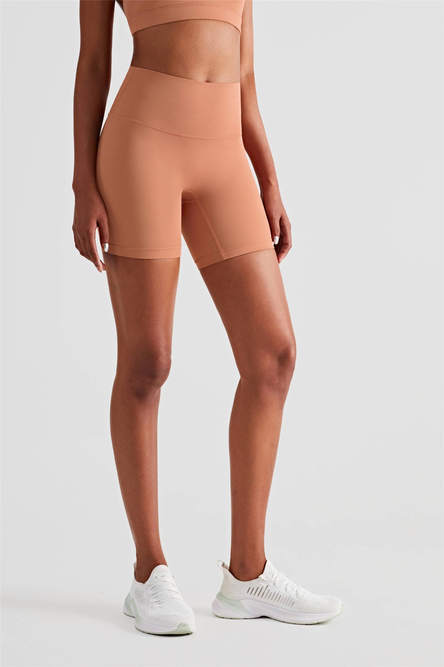 Luna High Waist Mid-Thigh Biker Short