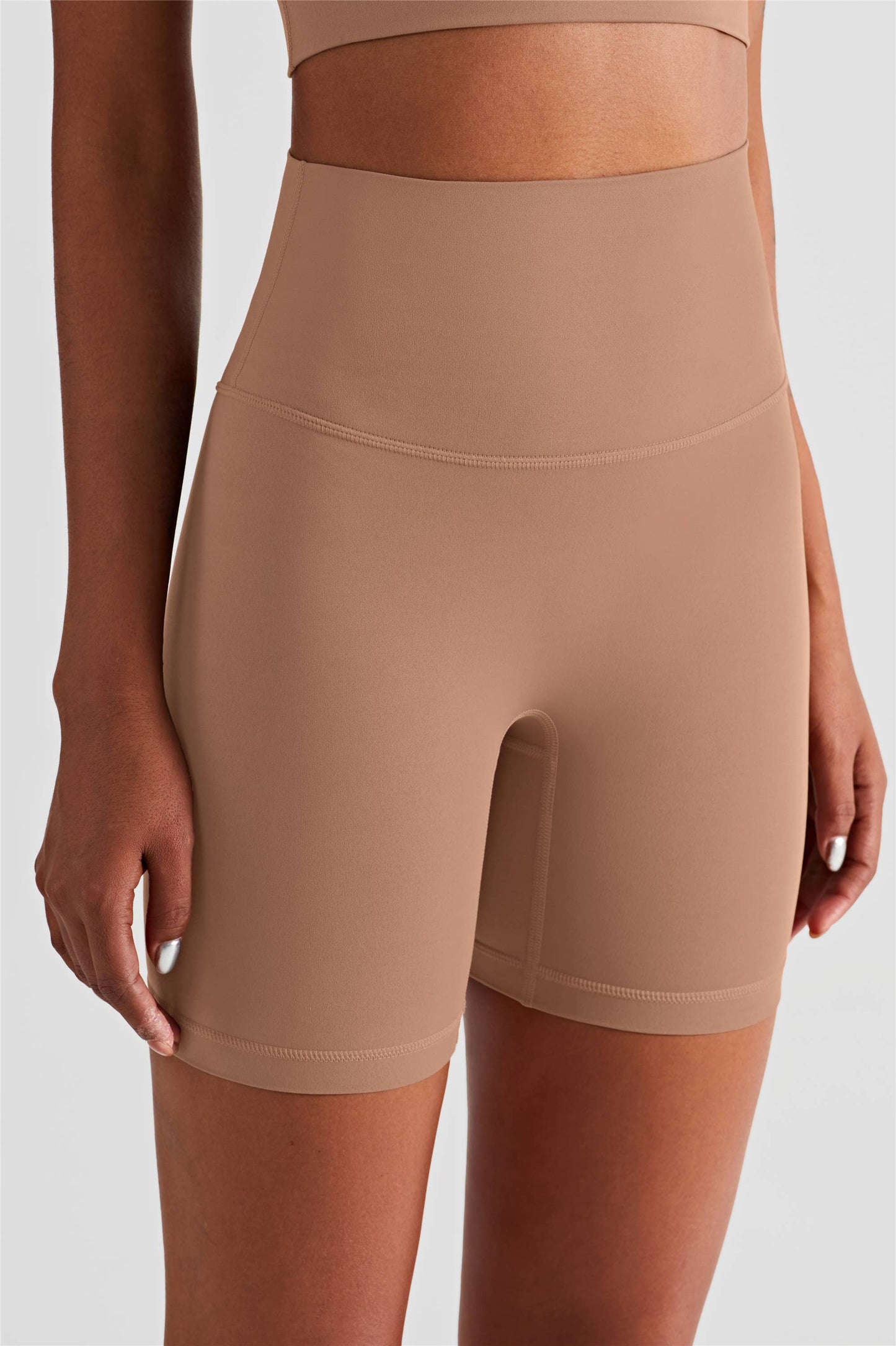 Luna High Waist Mid-Thigh Biker Short