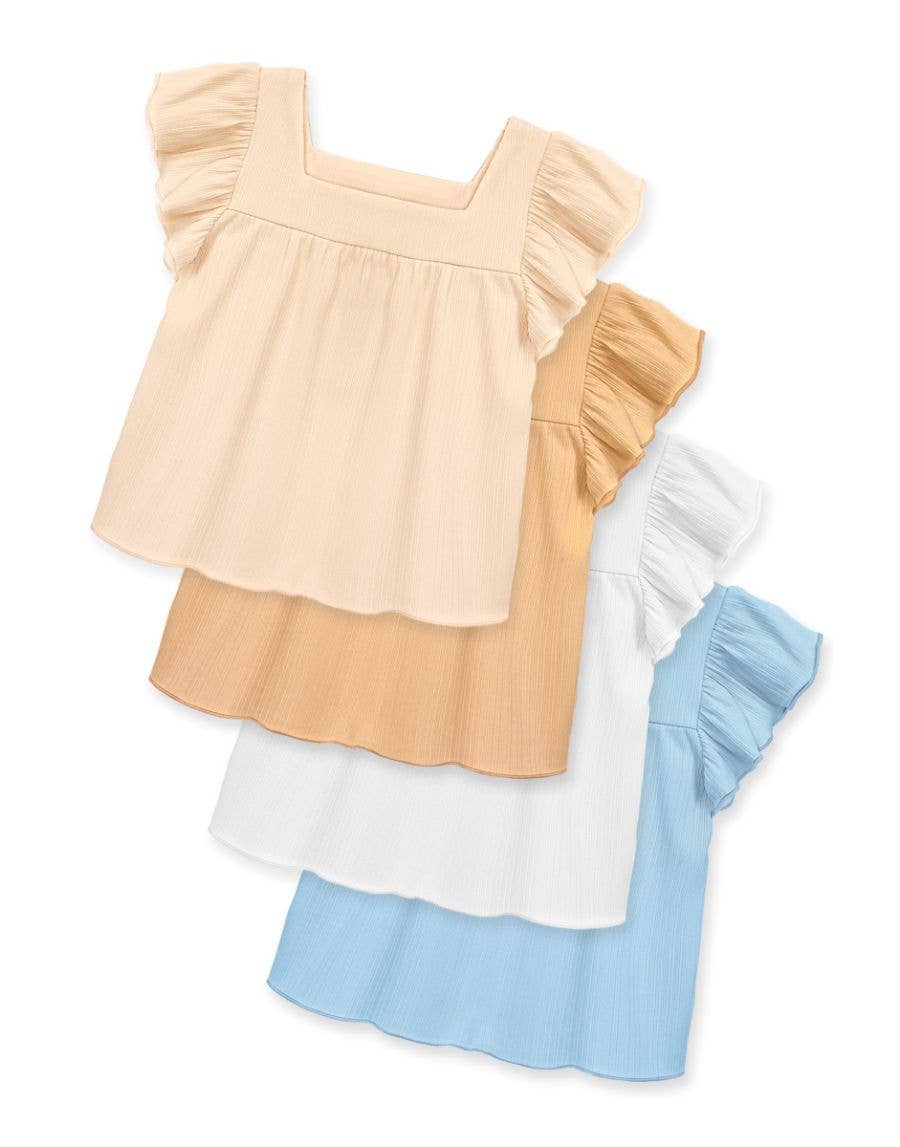 Toddlers Fashion Top w/ Square Neckline
