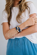 Acrylic Tube Bangle Bracelet