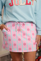 Whimsy Peppermint Skort