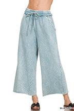 Acid wash French terry Pants w/ pockets