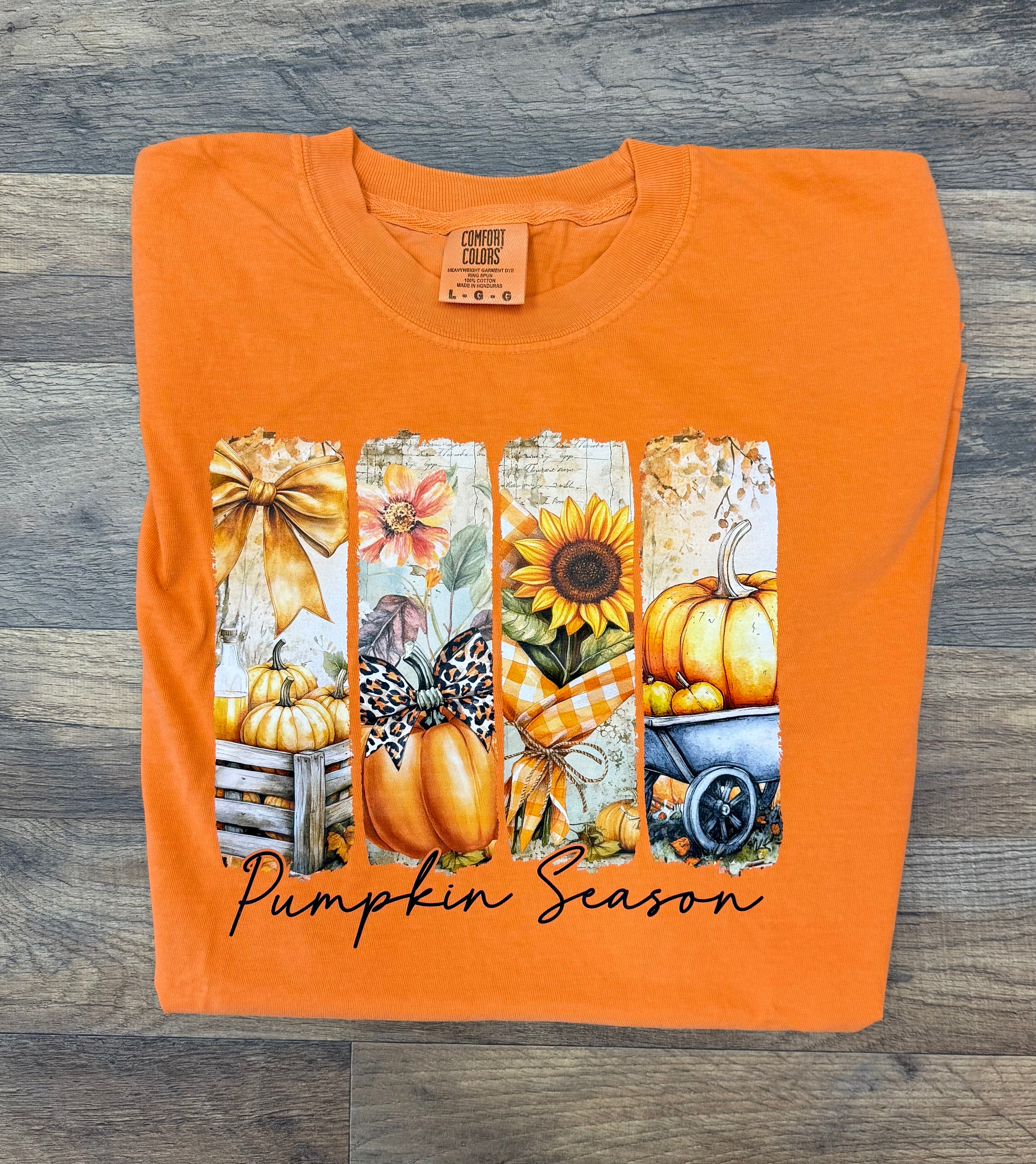 Pumpkin Season Comfort Color Tee