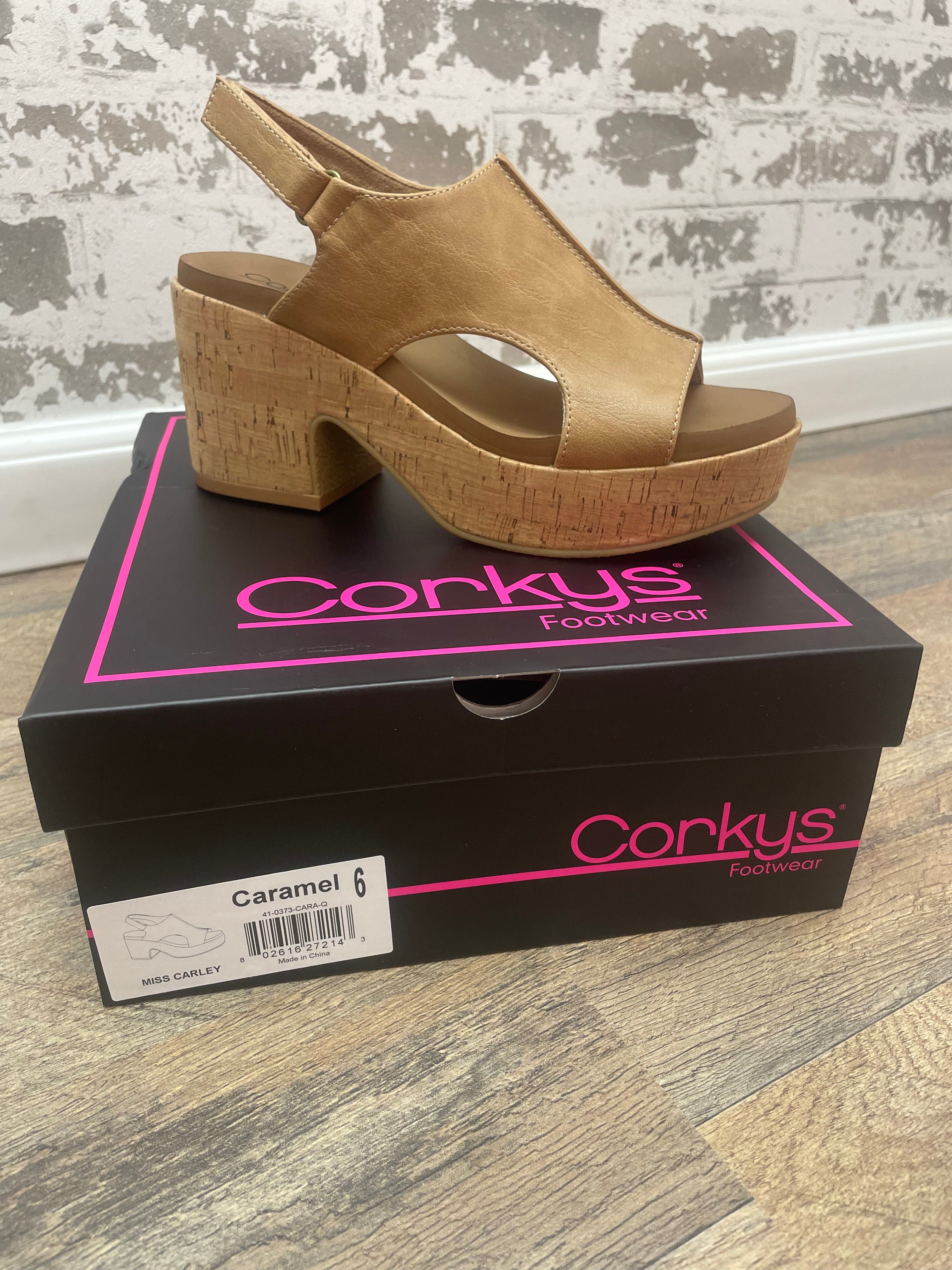 Miss Carley Caramel Chunky Heel