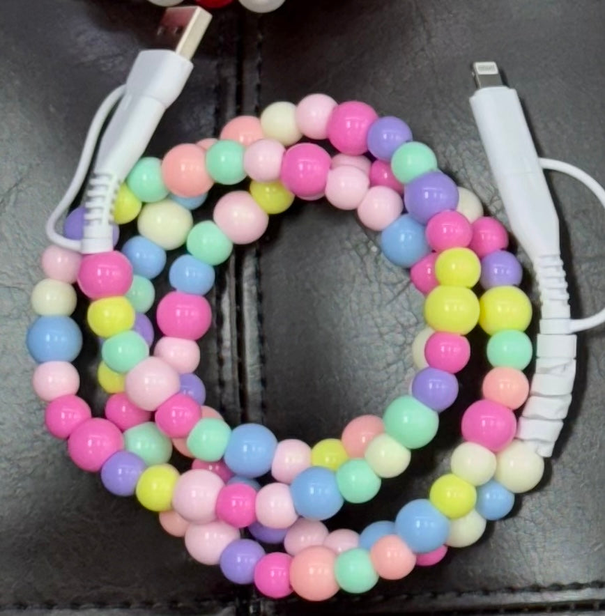 Beaded Charging Cables