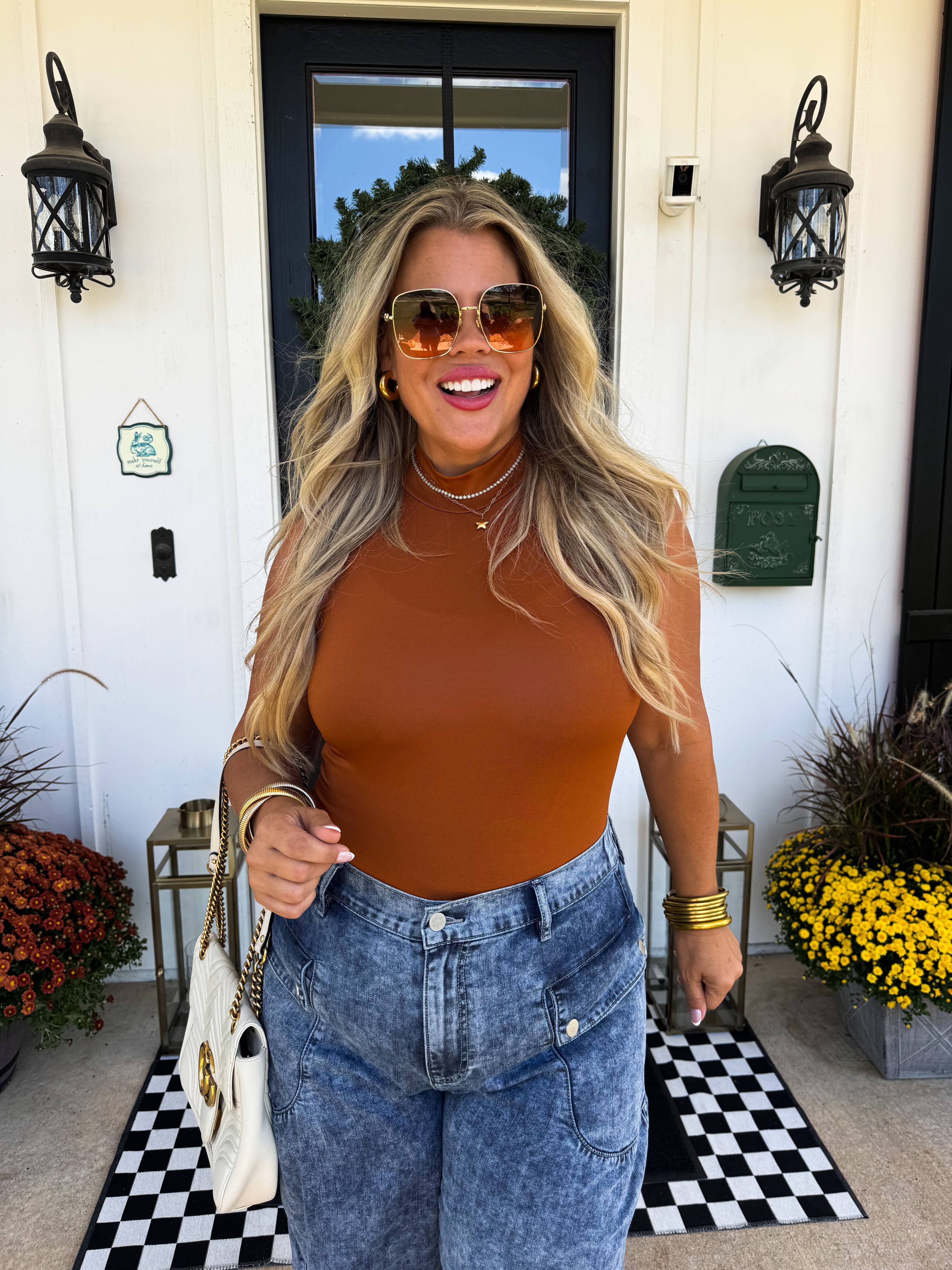 BAYLIE MOCK NECK BODYSUIT