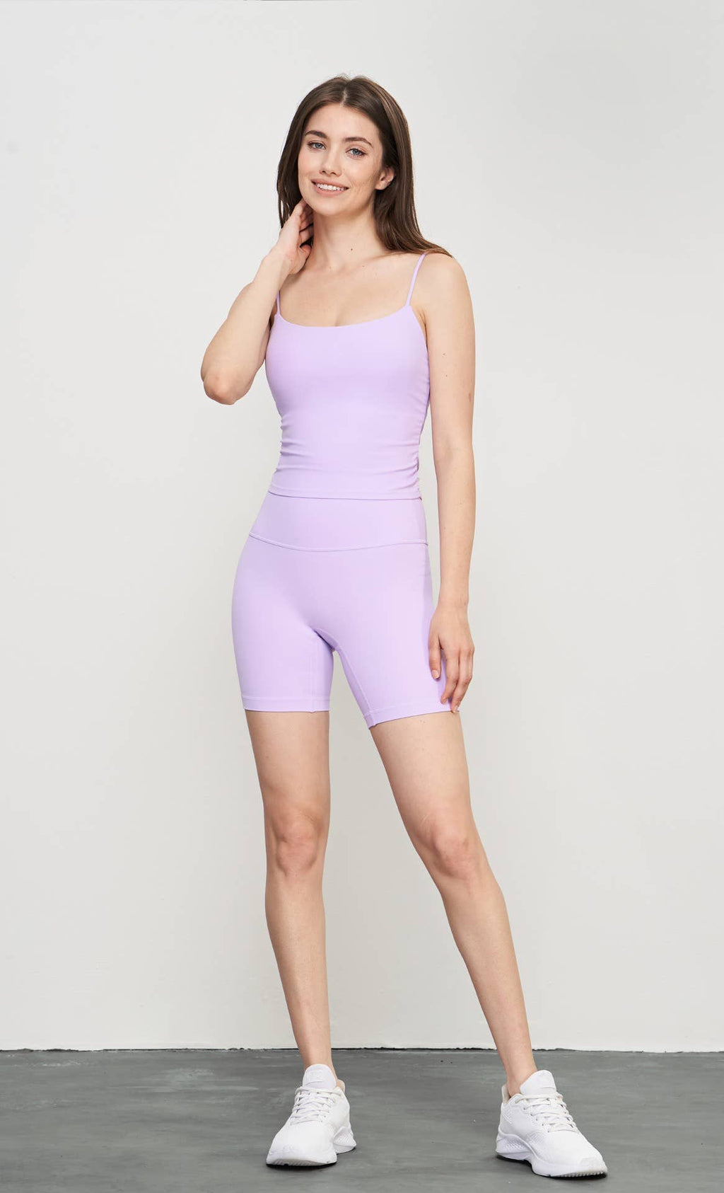 Luna High Waist Mid-Thigh Biker Short