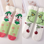 Grinch Non-Slip Cozy Socks