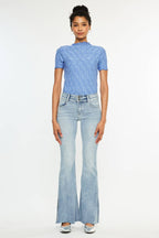 Kancan Midrise Flare Jeans Medium Wash