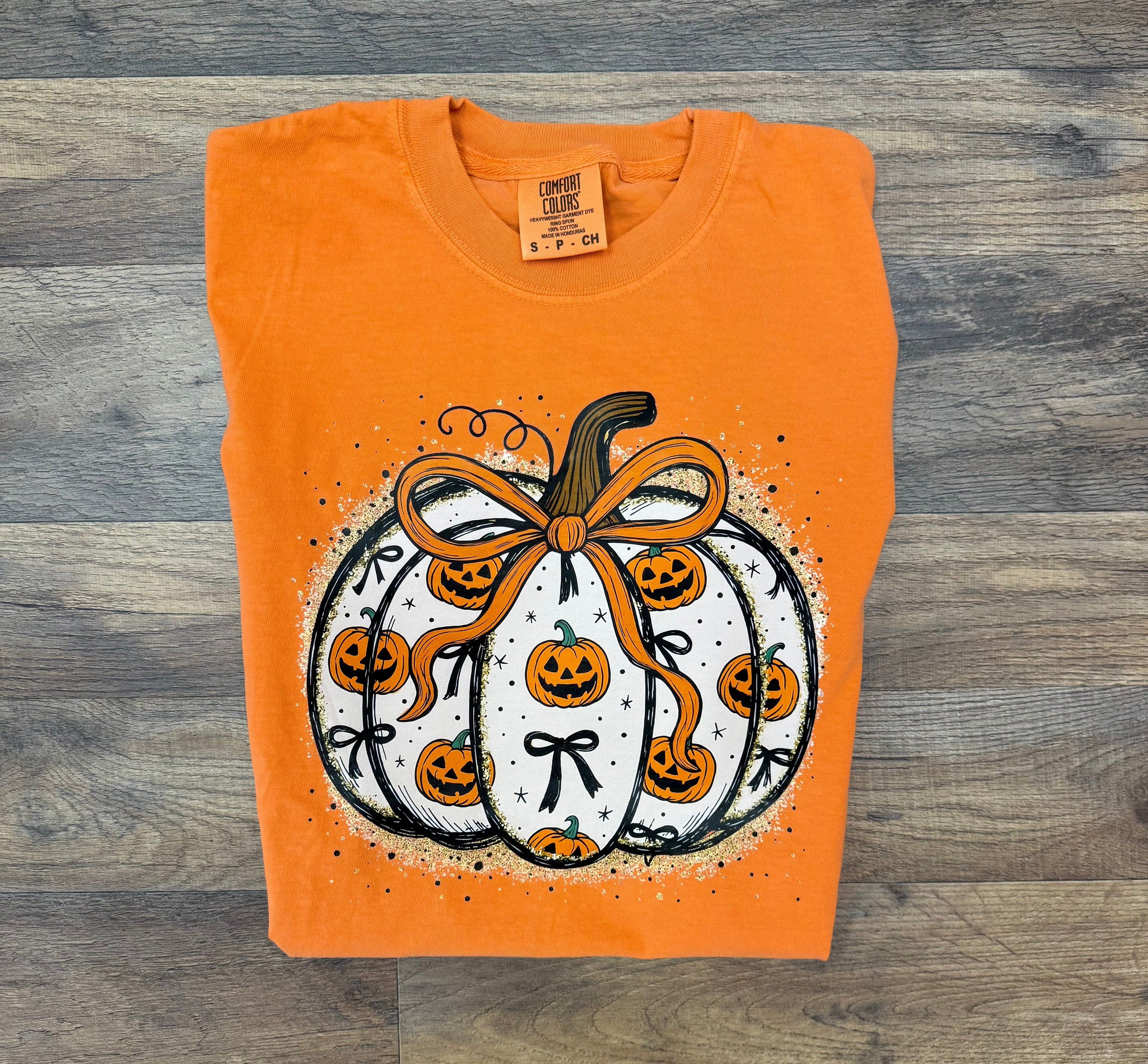 Pumpkin Comfort Color Tee