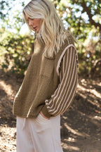 Oversize Sweater in Olive