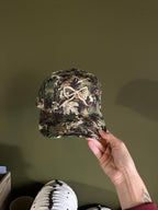 Camo cream bow hat