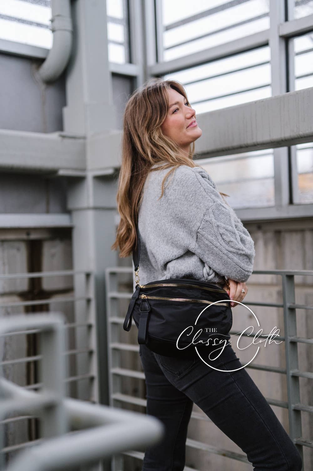 Farah Fanny Pack Shoulder Sling Bag - Black