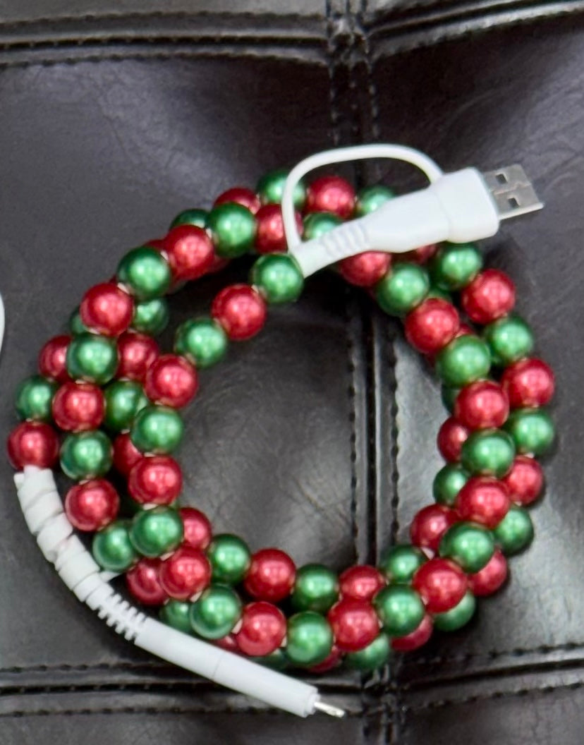 Beaded Charging Cables