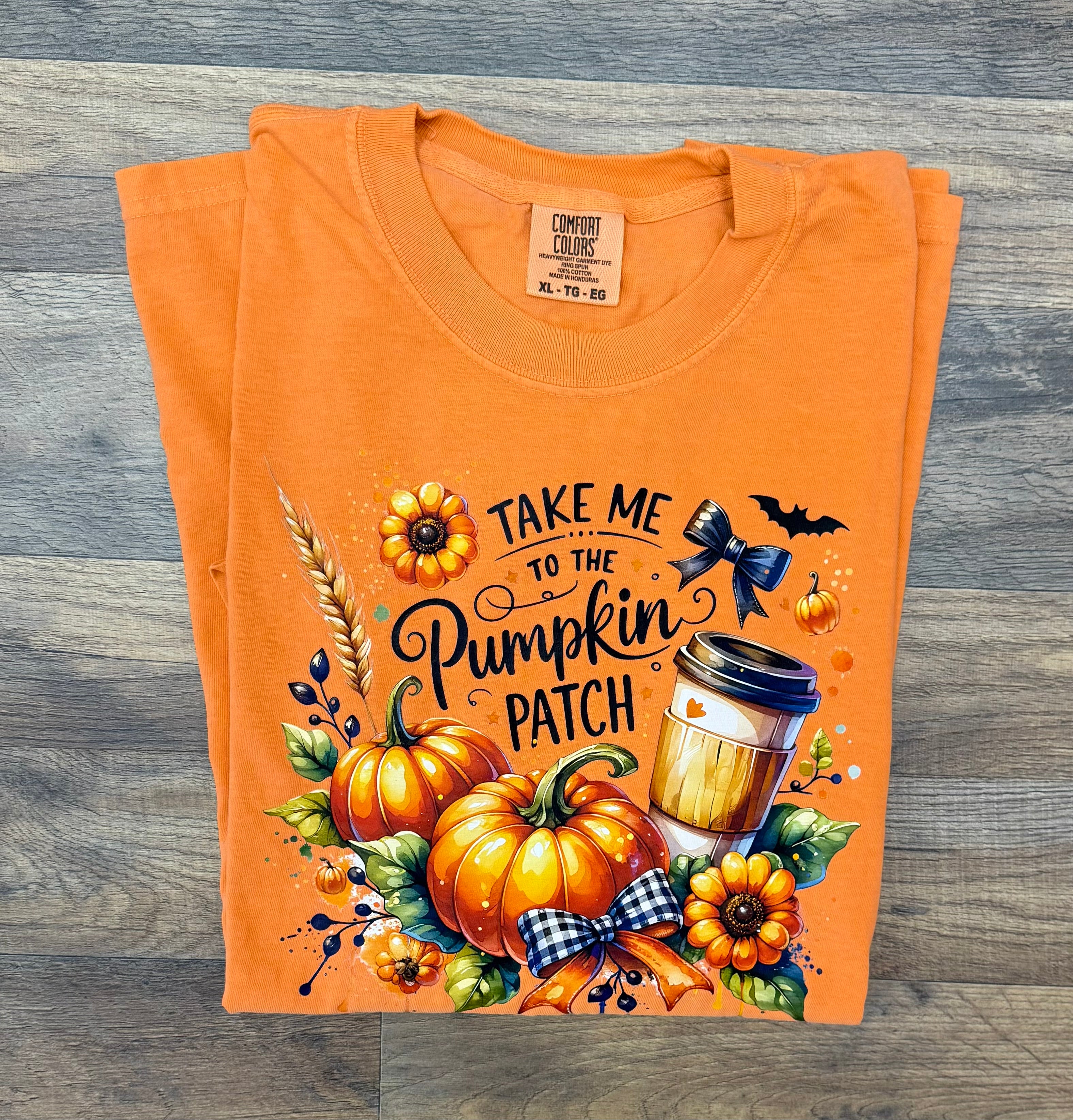 Take Me to the Pumpkin Patch Comfort Color Tee