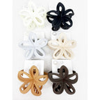 Cut out Plumeria Hair Claws Clips