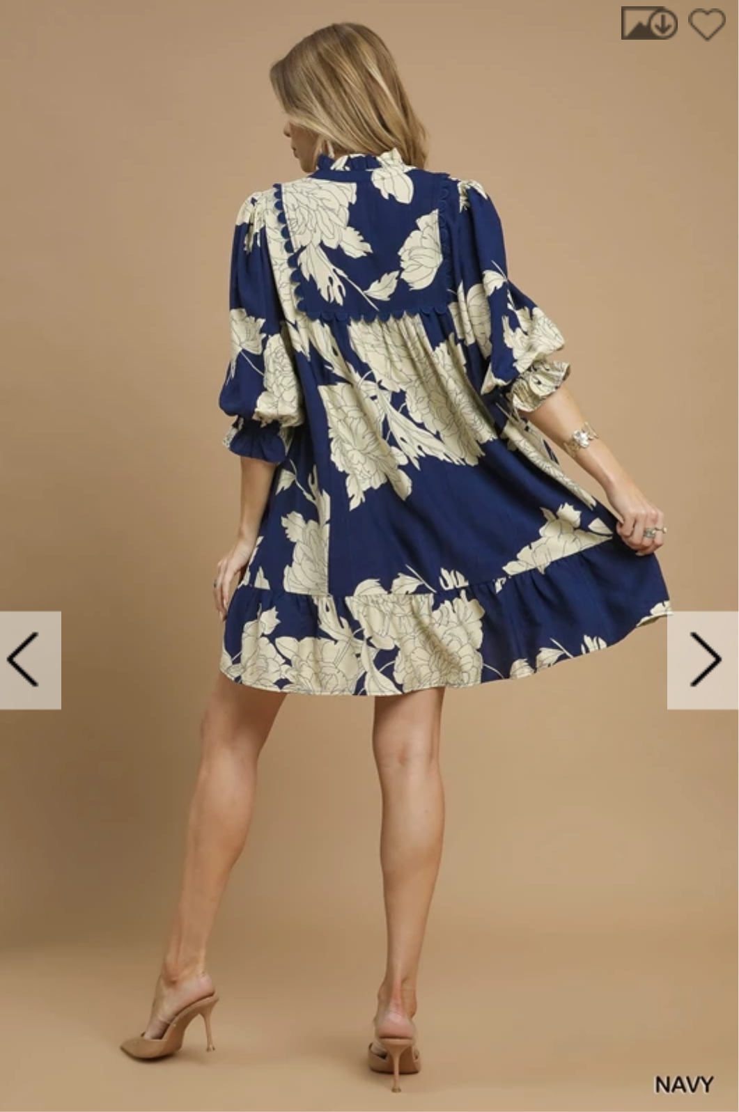 Floral Tiered Babydoll Dress