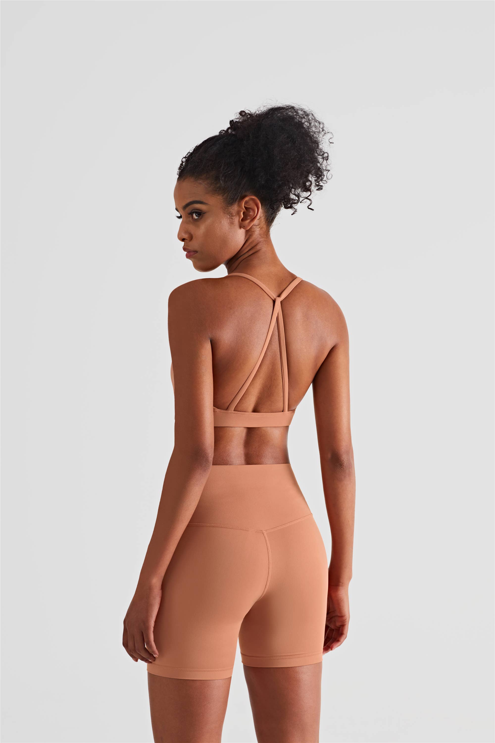 Luna High Waist Mid-Thigh Biker Short