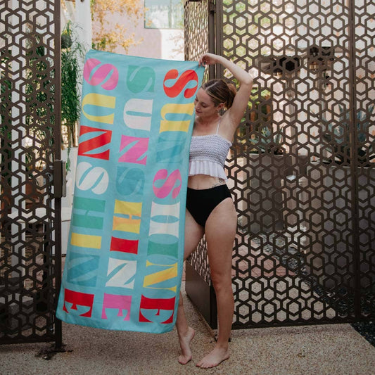 Sunshine Quick Dry Beach Towel