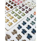 24 pcs Assorted Color Mouse Mini Hair Claw