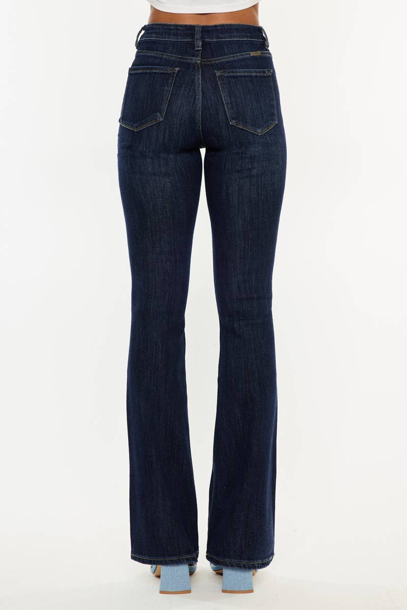 Kancan High RISE Bootcut Dark Wash