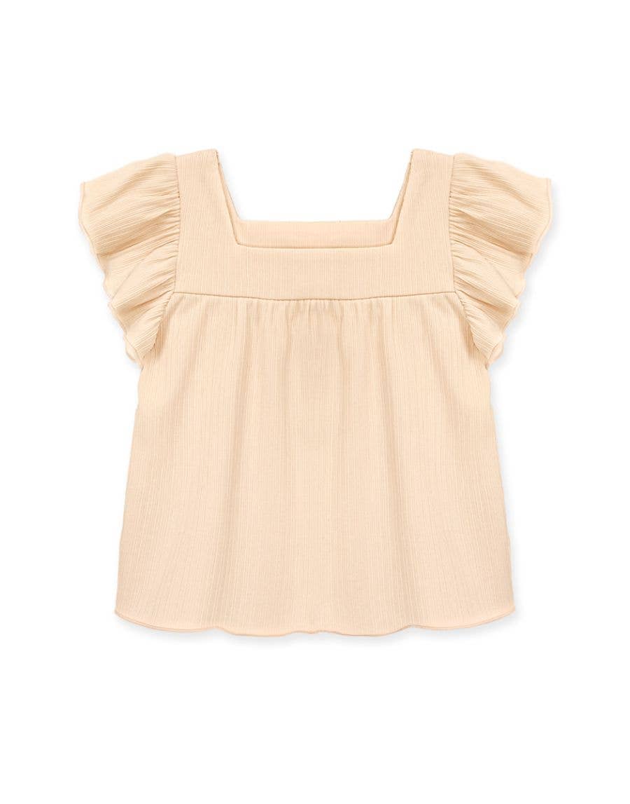 Toddlers Fashion Top w/ Square Neckline