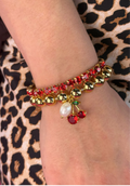 Golden Cherry Bracelet