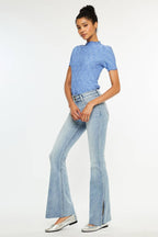 Kancan Midrise Flare Jeans Medium Wash
