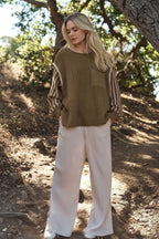 Oversize Sweater in Olive