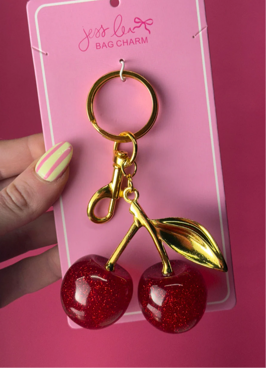 Cherry Pop Bag Charm