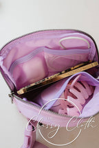 Nylon Belt Bag- Black Leopard