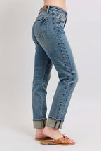 Vintage Wash SS Panel & Double Roll Cuff BF