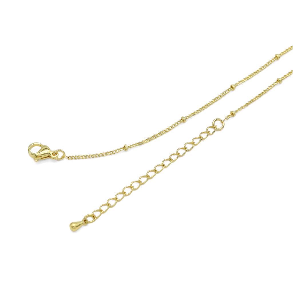Ballon Bubble Initial Letter Charm Necklace