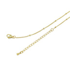 Ballon Bubble Initial Letter Charm Necklace