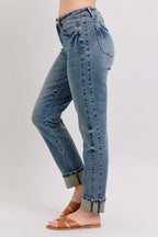Vintage Wash SS Panel & Double Roll Cuff BF
