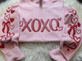 Xoxo Valentine Glitter Puff Crewneck
