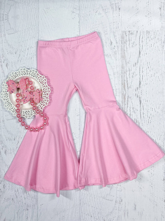 Light Pink Bell Bottom Pants