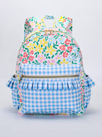 Yellow Flower Kids Ruffle Backpack