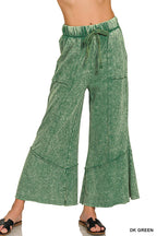 Acid wash French terry Pants w/ pockets