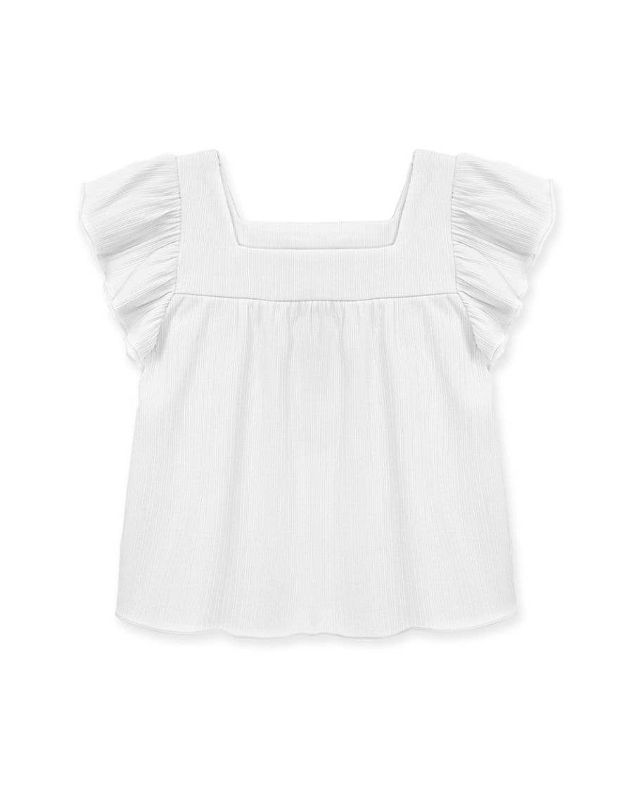 Toddlers Fashion Top w/ Square Neckline