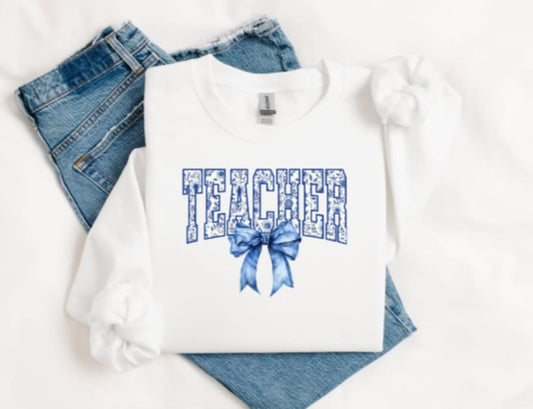 Teacher Bow Shirt